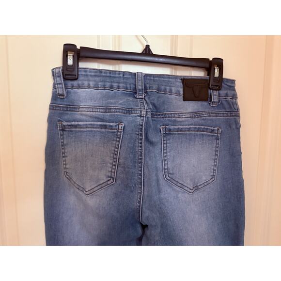 L&B Lucky & Blessed Bell Bottom Mid Rise Flare Jeans Stretch Women's Sz 8 - Picture 5 of 6